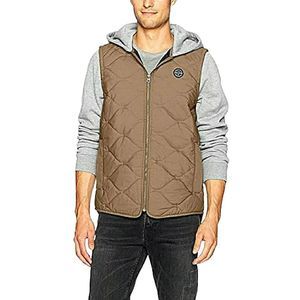 Velcoms Men's Buster Puffer Jacket, Mushroom Color